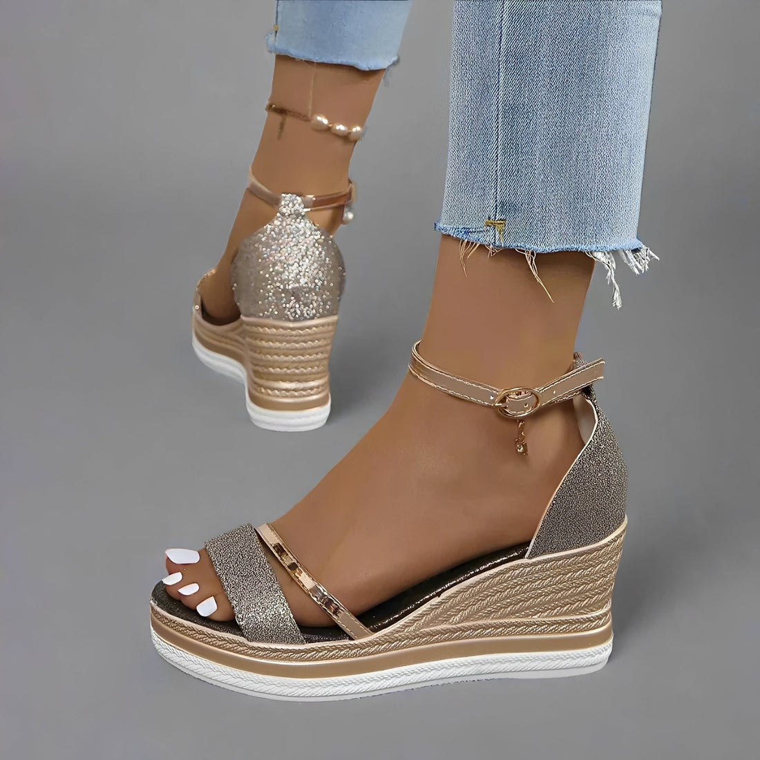 Mildred - Stilvolle Sandalen mit Schnalle
