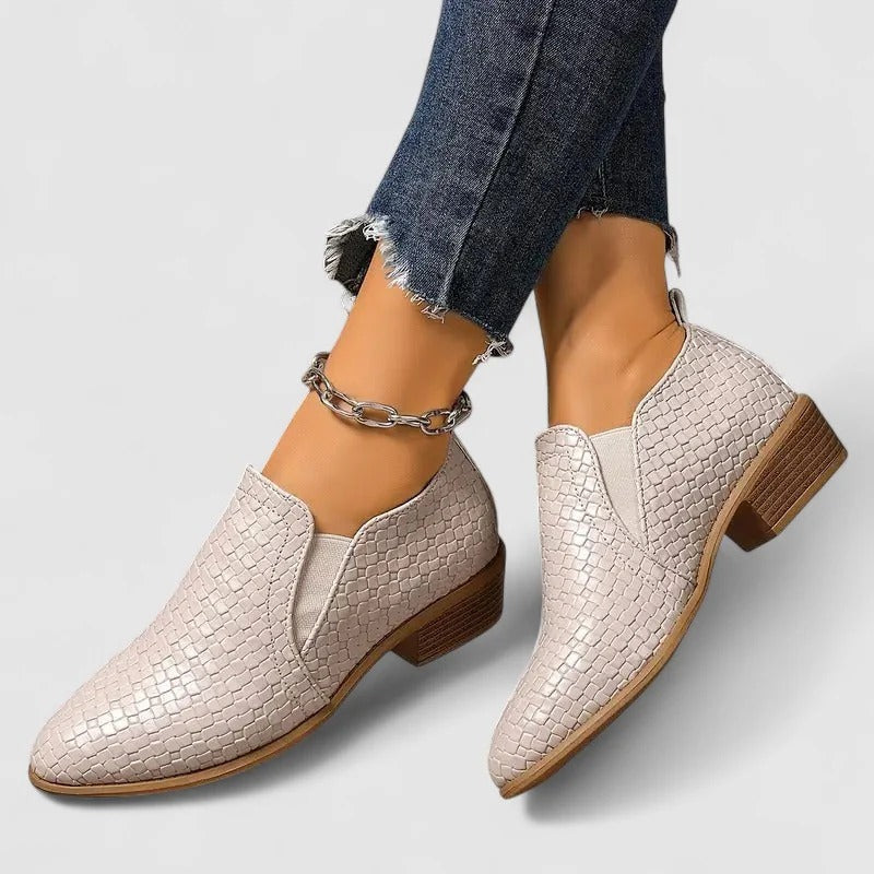 Ellie - Spitz zulaufende Chunky Loafers