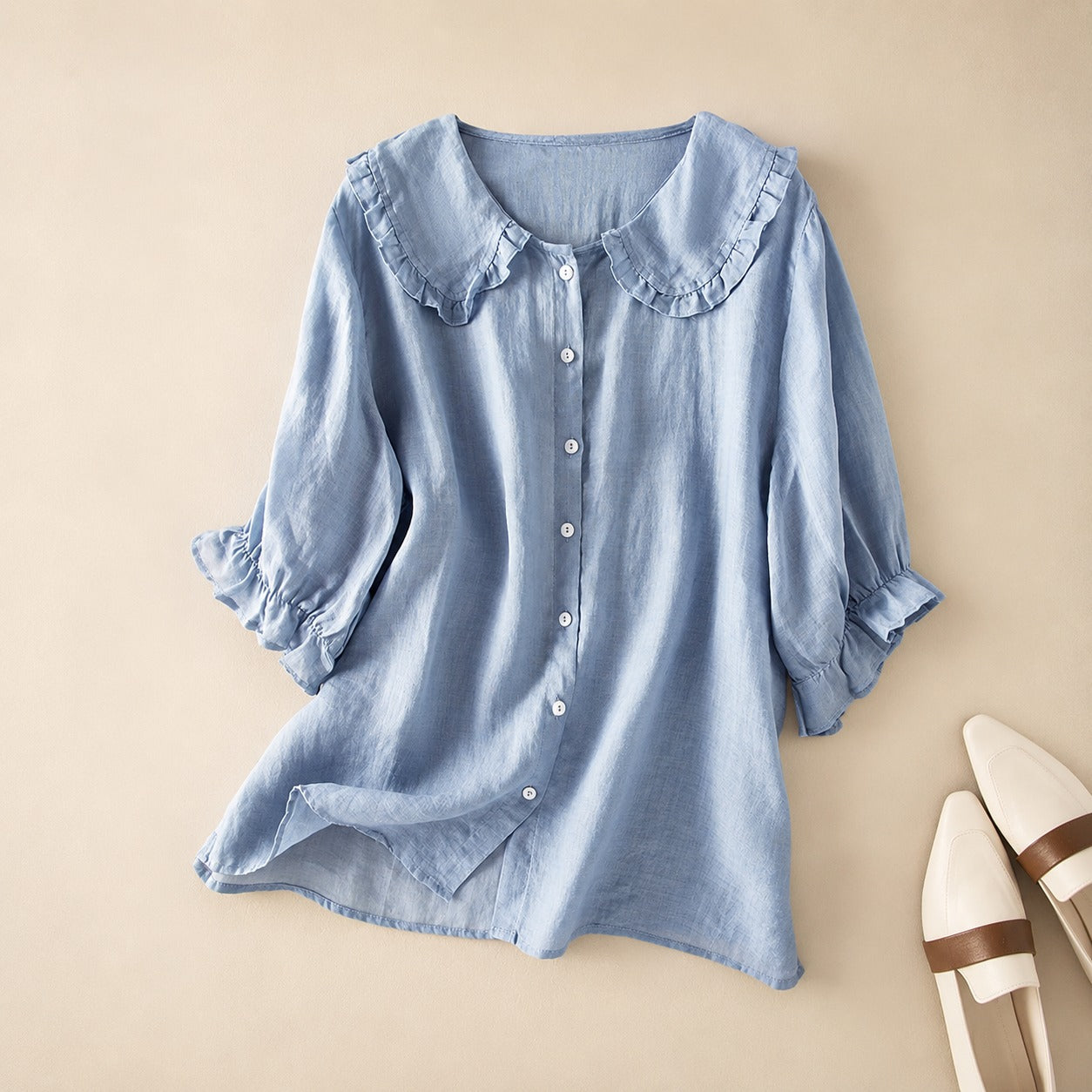 Kaci - Stilvolle Lockere Bluse