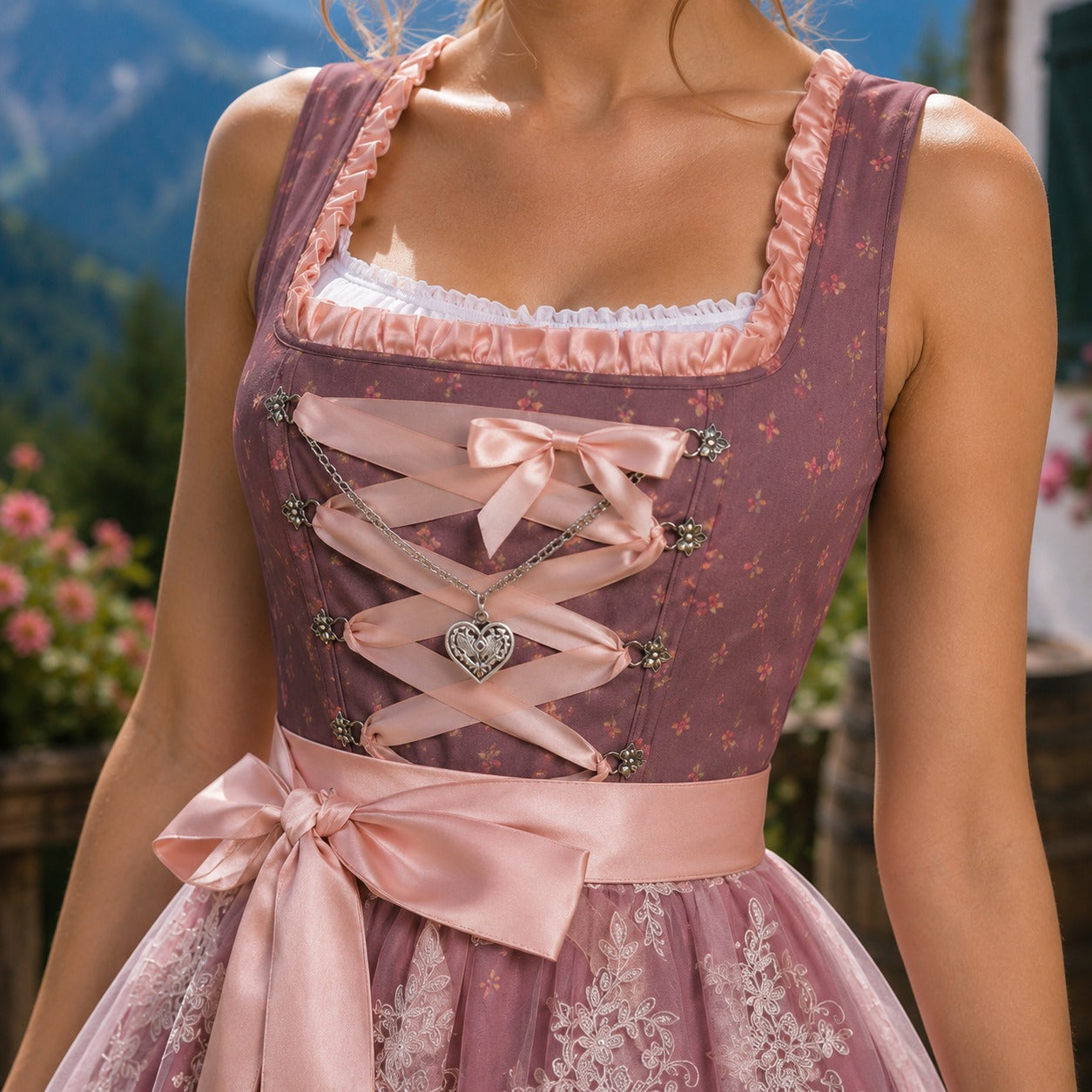Emily - Lässiges festliches Oktoberfest-Kleid