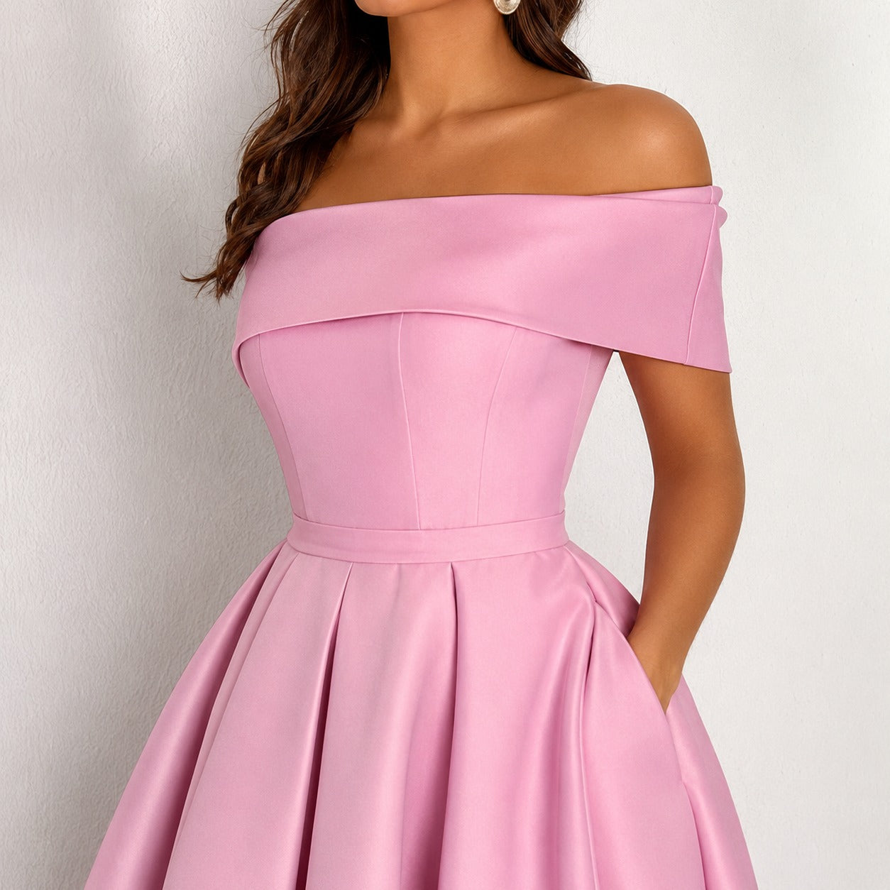 Erika - Elegantes Schulterfreies Kleid