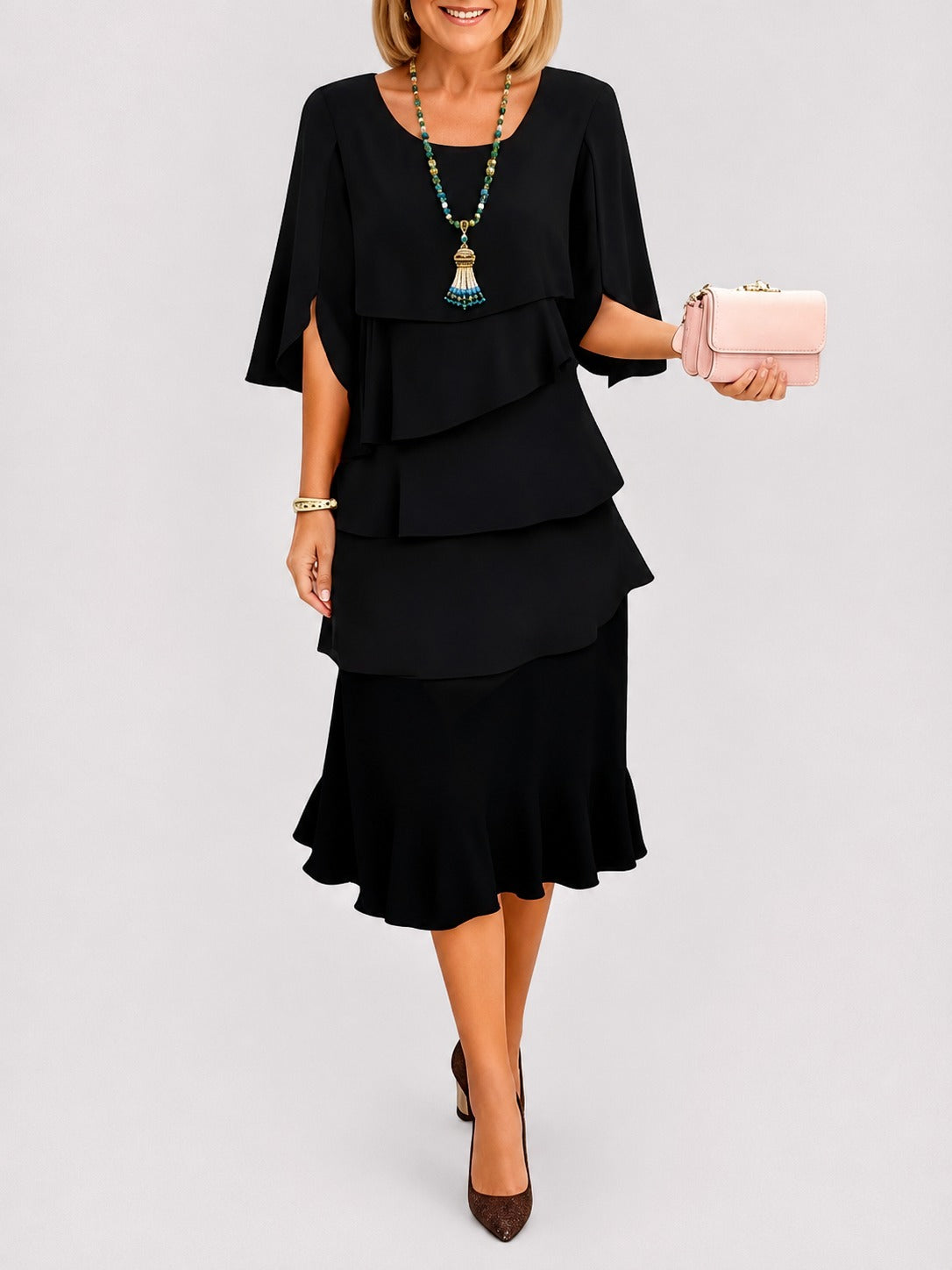 Elisa - Elegantes Stufenkleid