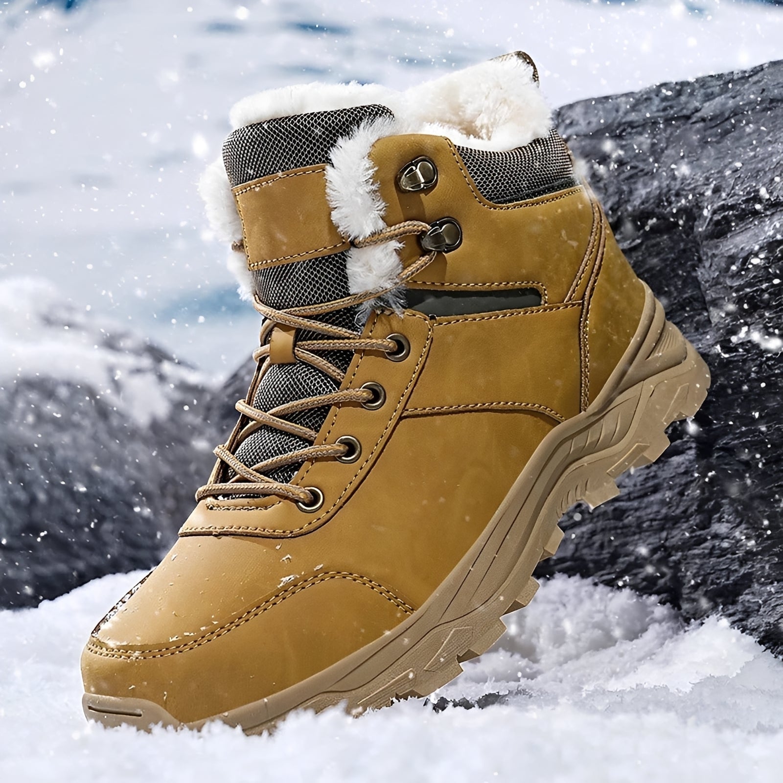 Franklin - Herren-Winterstiefel für draußen, wohlig warm