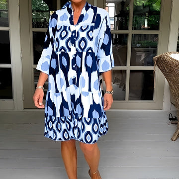 Katie - Stilvolles, lockeres Kleid