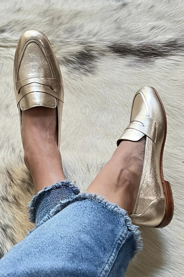 Lena - Lässige Loafer mit Rundem Zeh