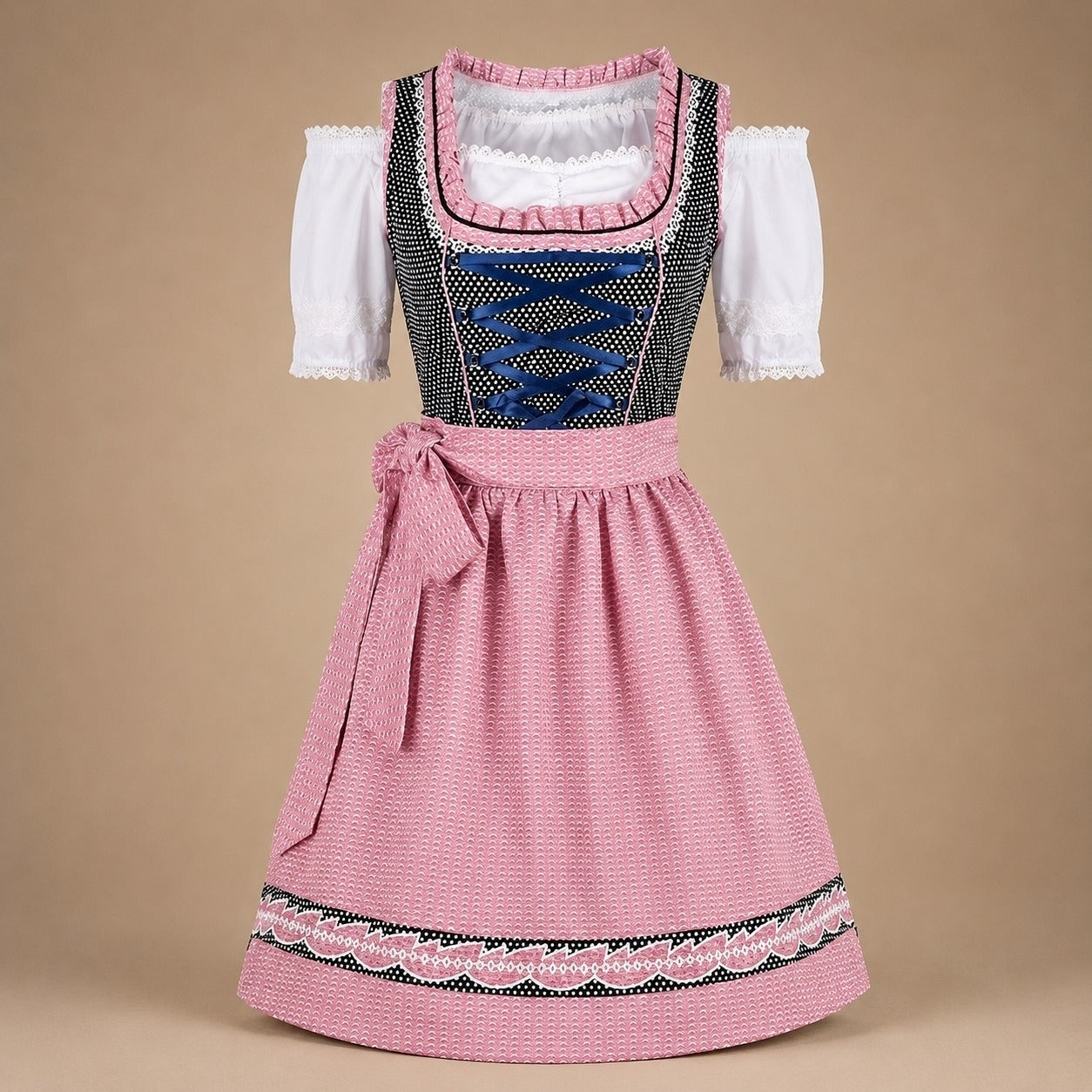 Abbie - Lässiges traditionelles Oktoberfest-Kleid