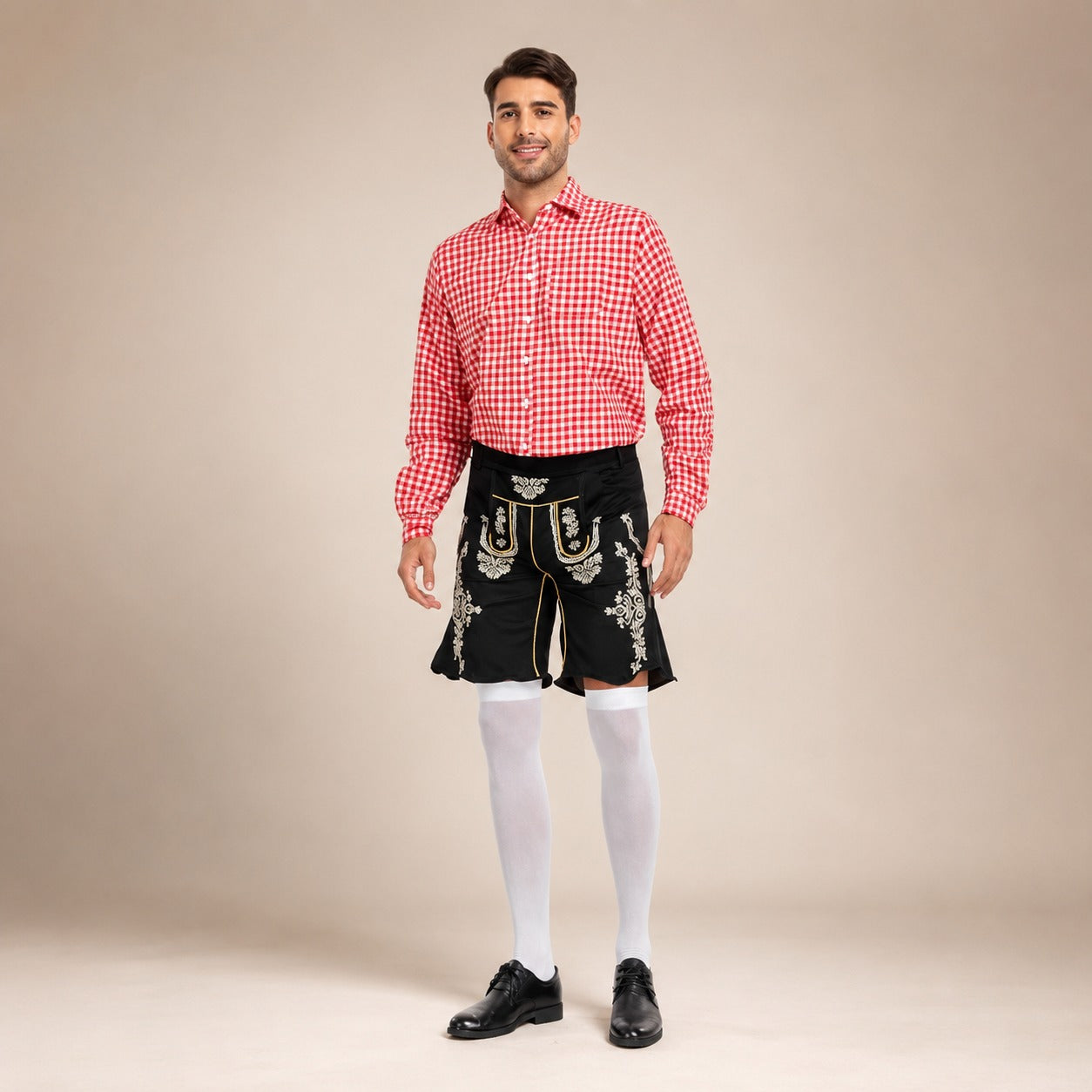 Alexis - Stilvolles kariertes Oktoberfesthemd