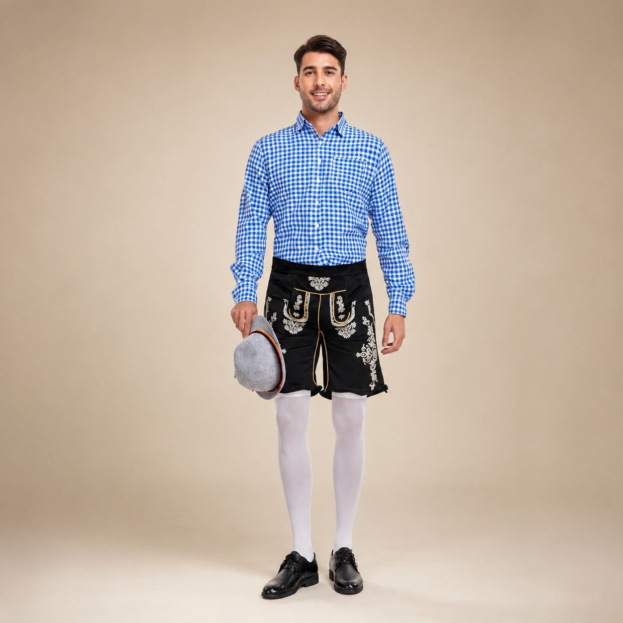 Alexis - Stilvolles kariertes Oktoberfesthemd