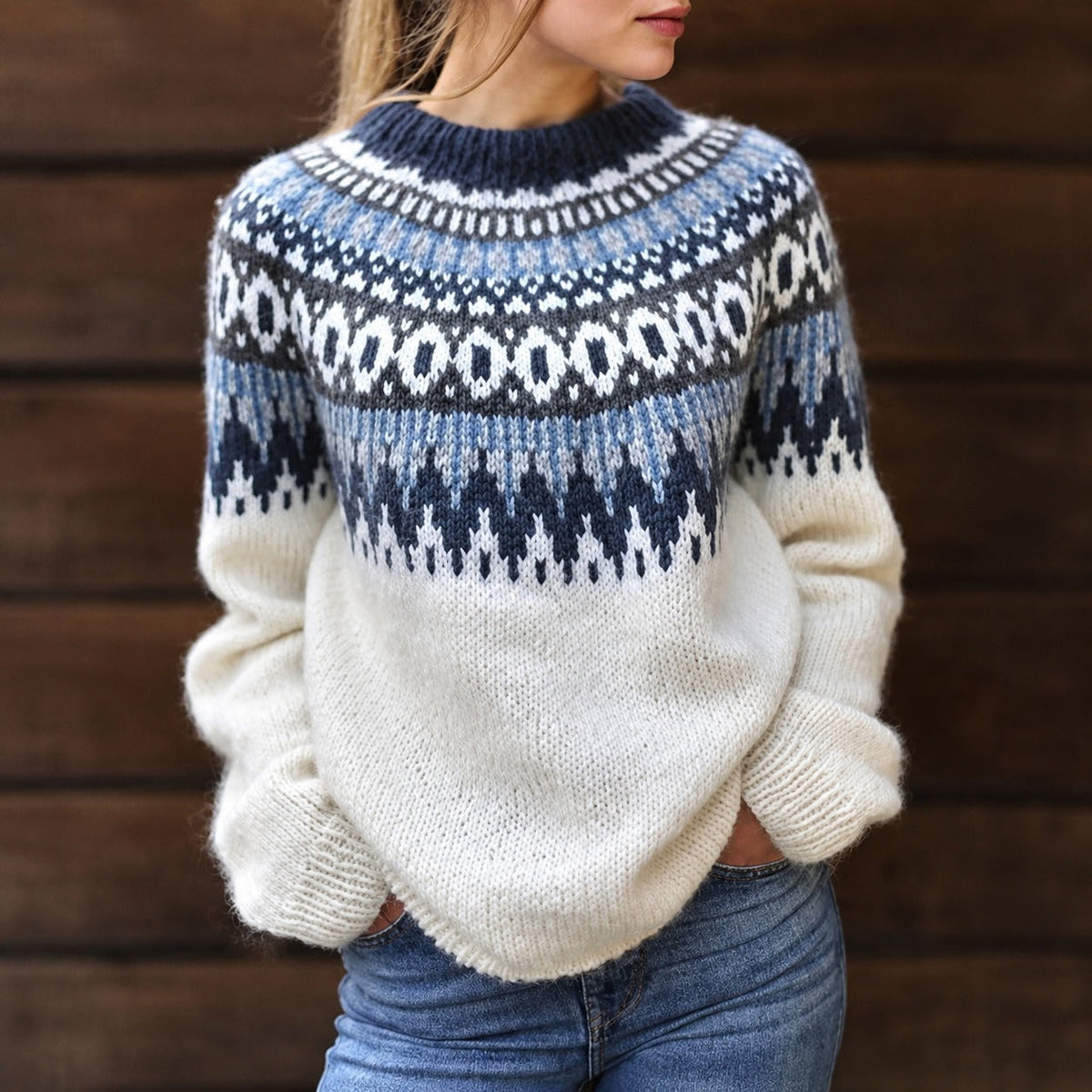 Estelle - Gemütlicher Pullover im skandinavischen Look