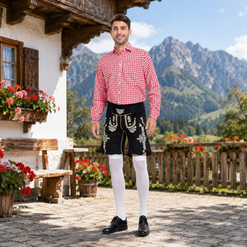 Alexis - Stilvolles kariertes Oktoberfesthemd