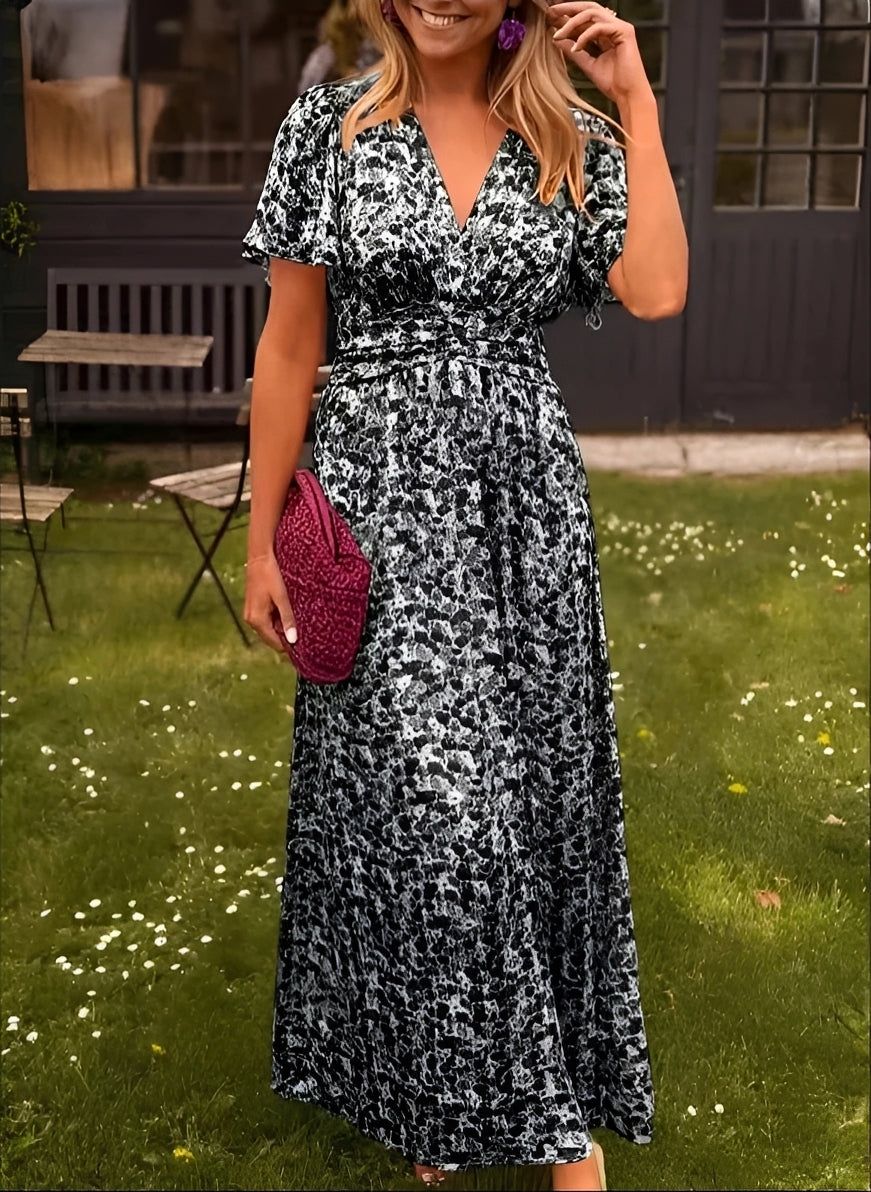 Jermaine - Fließendes Langes Maxikleid