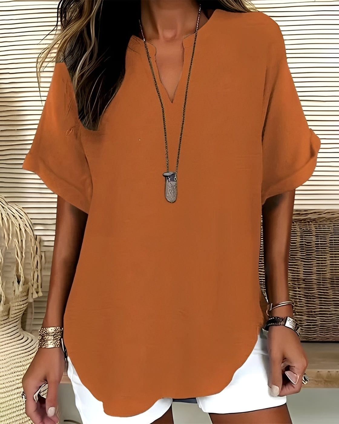 Shanice - Lässige Lockere Bluse