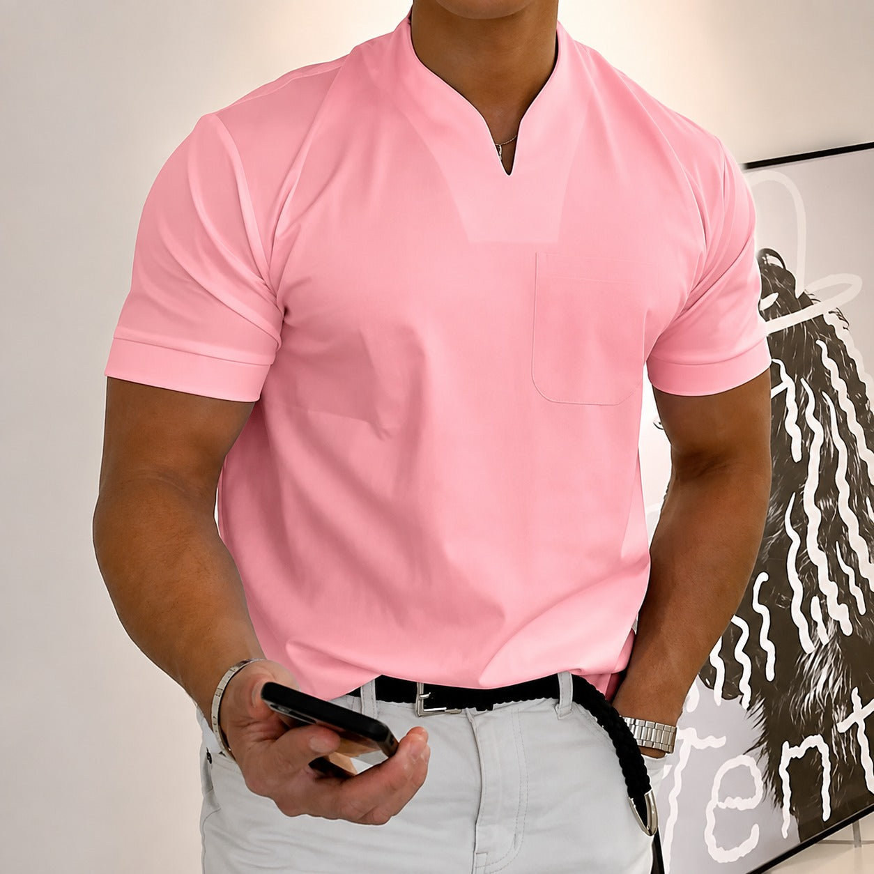 Jason - Herren Fitness Kurzarmshirt