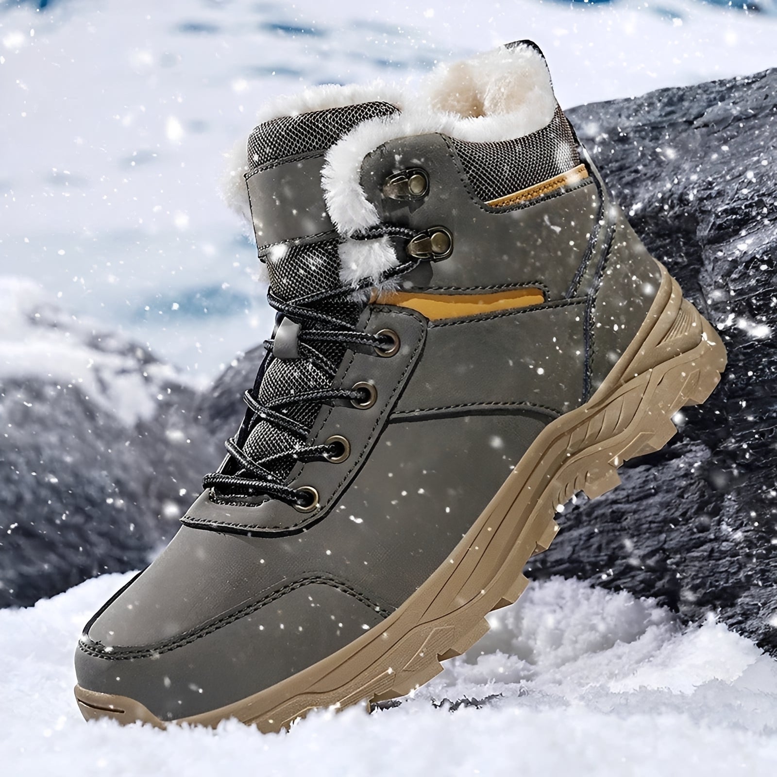 Franklin - Herren-Winterstiefel für draußen, wohlig warm