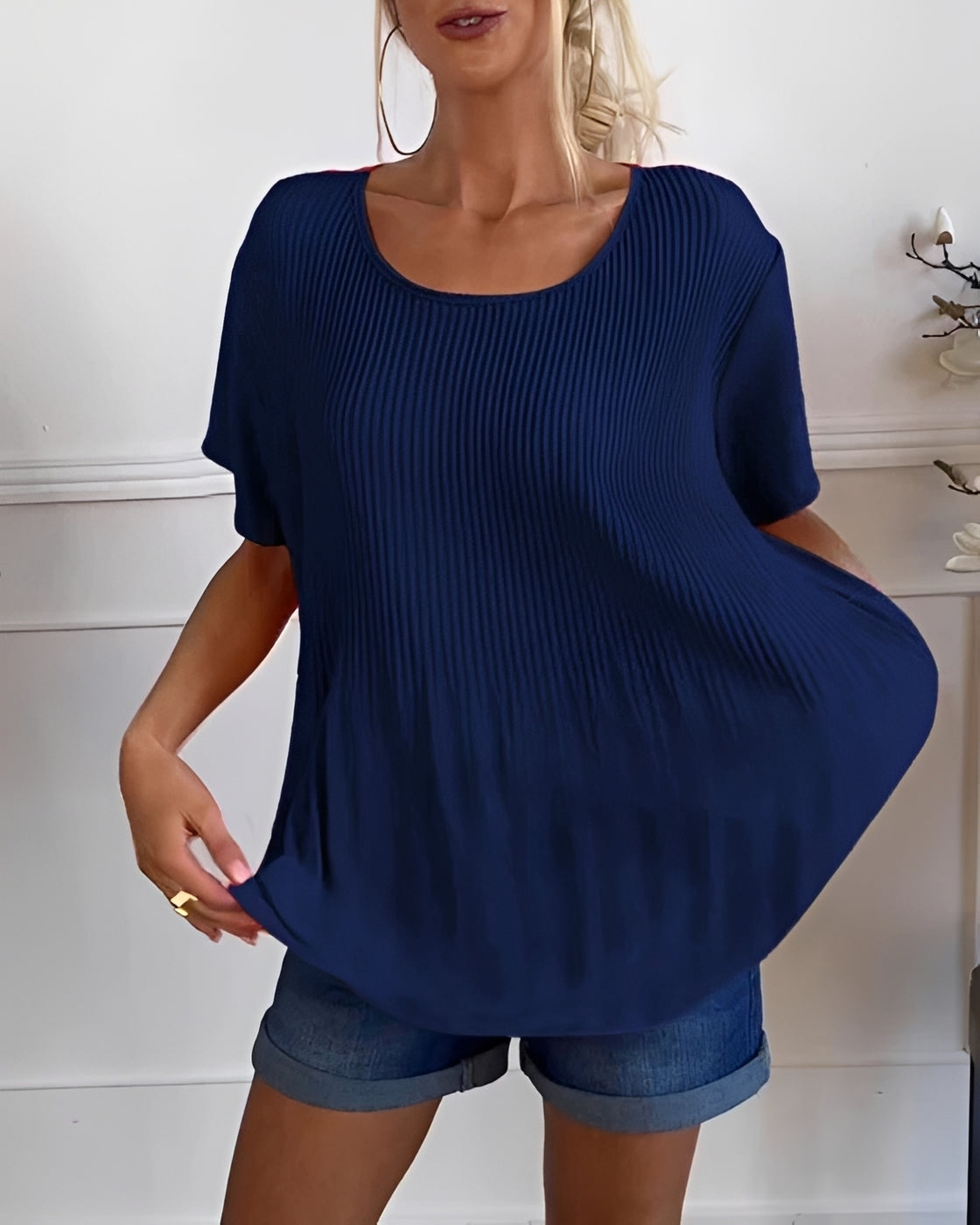 Faye - Lässige Plissee-Bluse