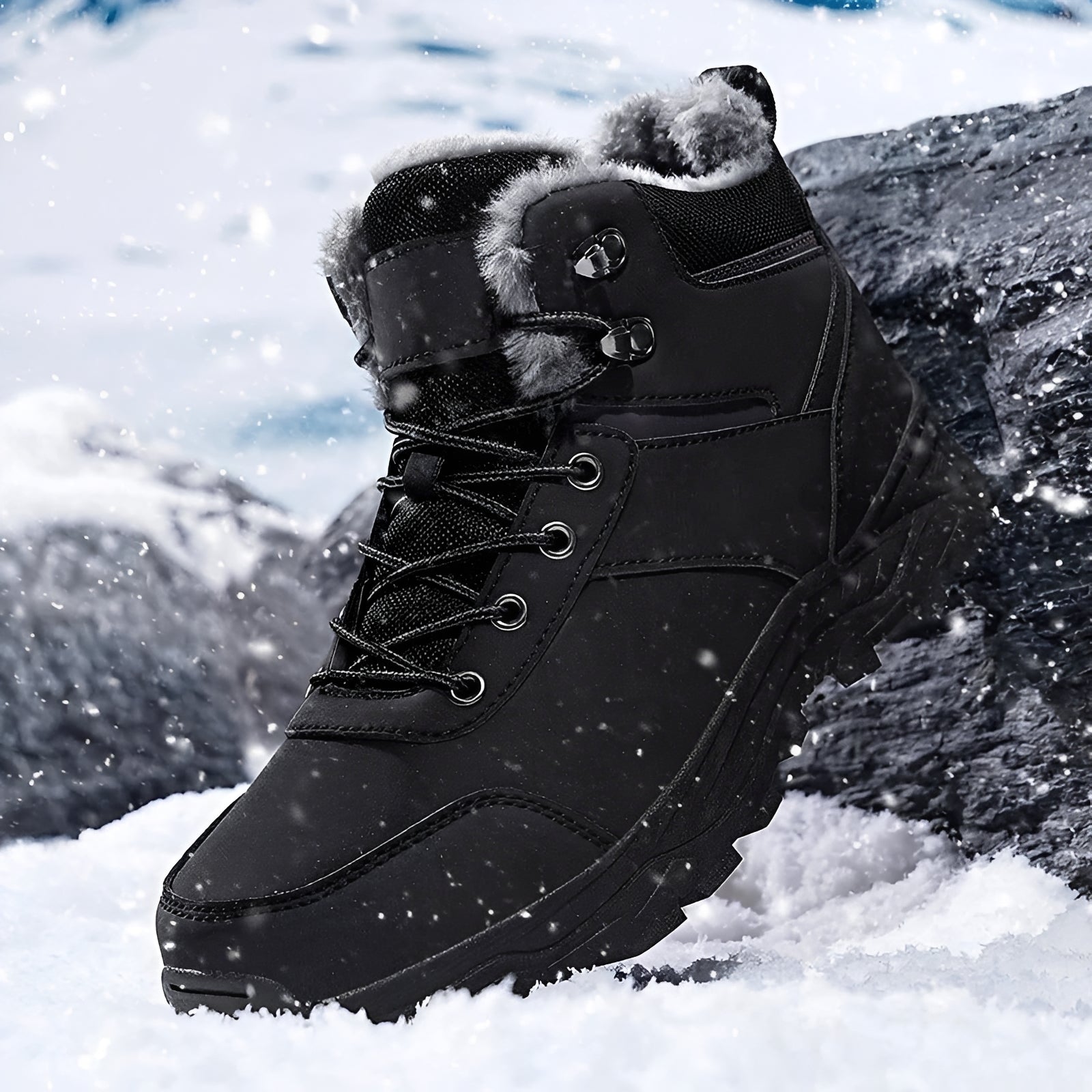 Franklin - Herren-Winterstiefel für draußen, wohlig warm