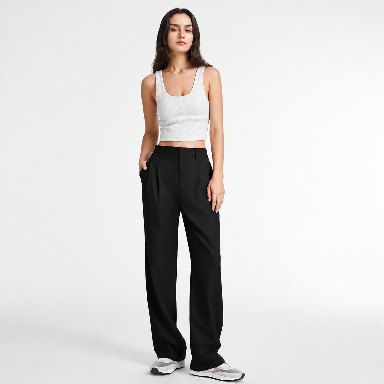 Amira - Locker geschnittene Hose mit geradem Bein