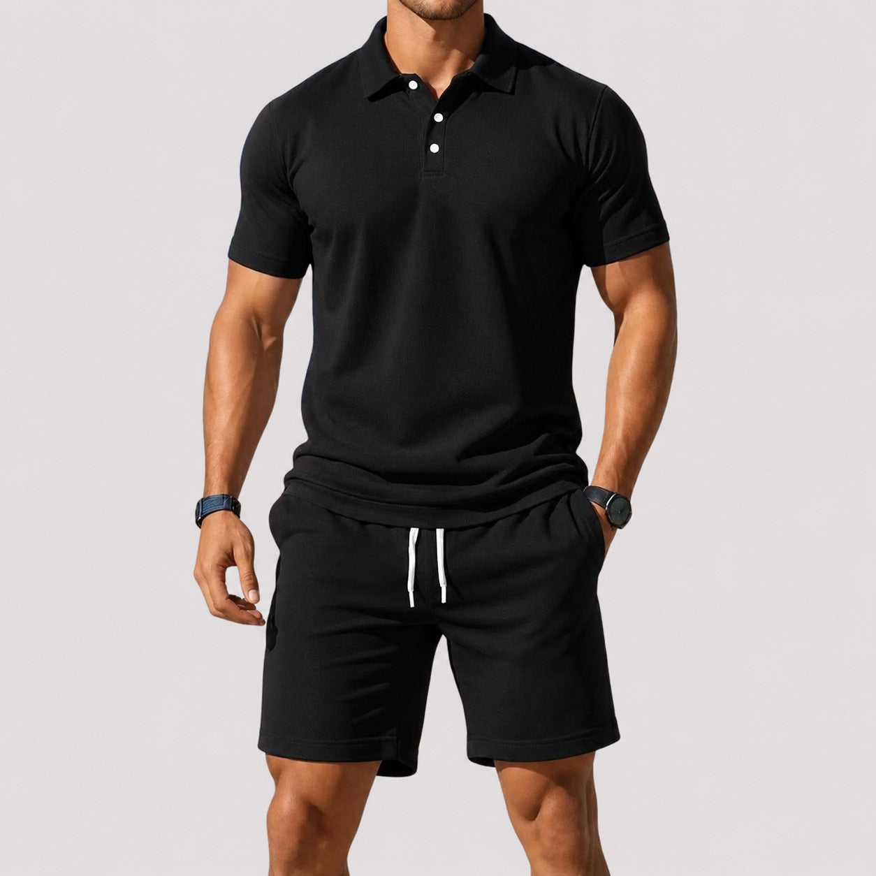 Hogan - Lässiges Polo-Lounge-Set