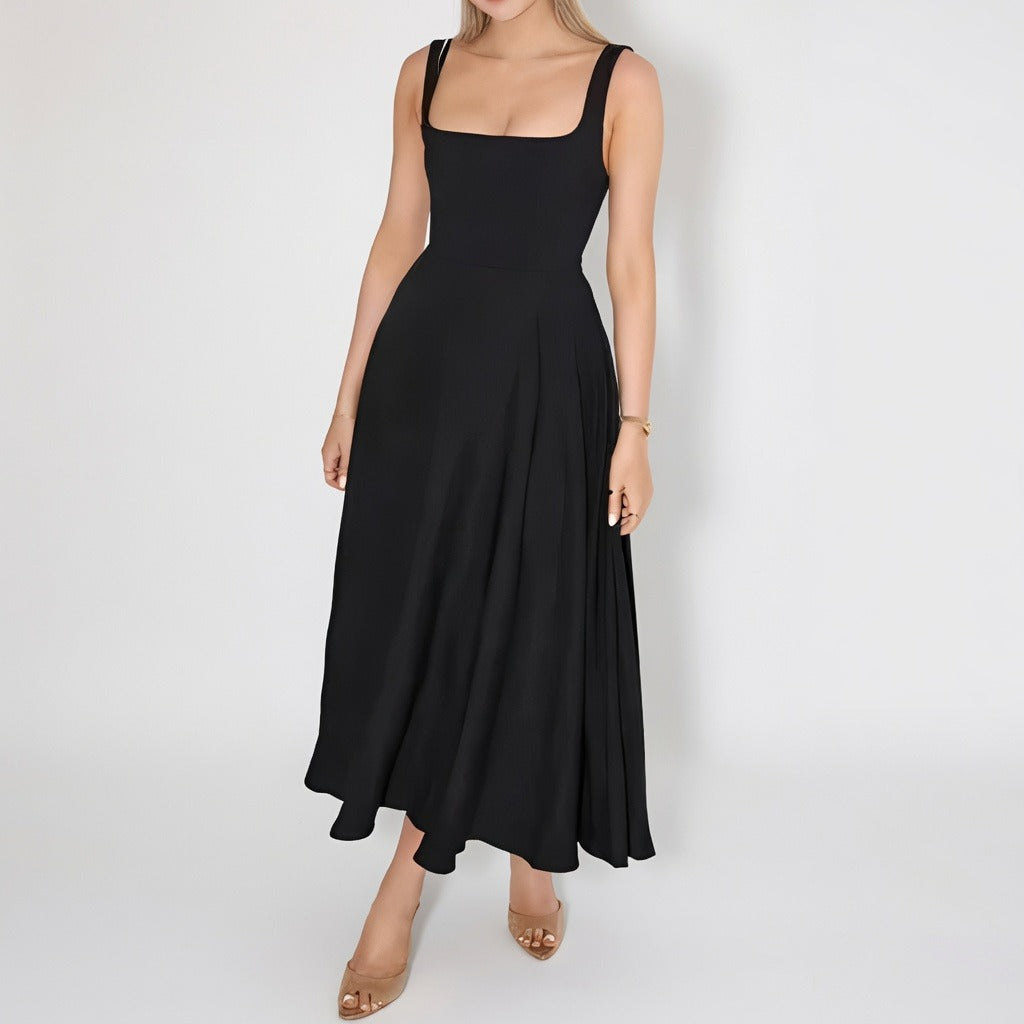 Blair - Schlichtes Einfaches Midikleid