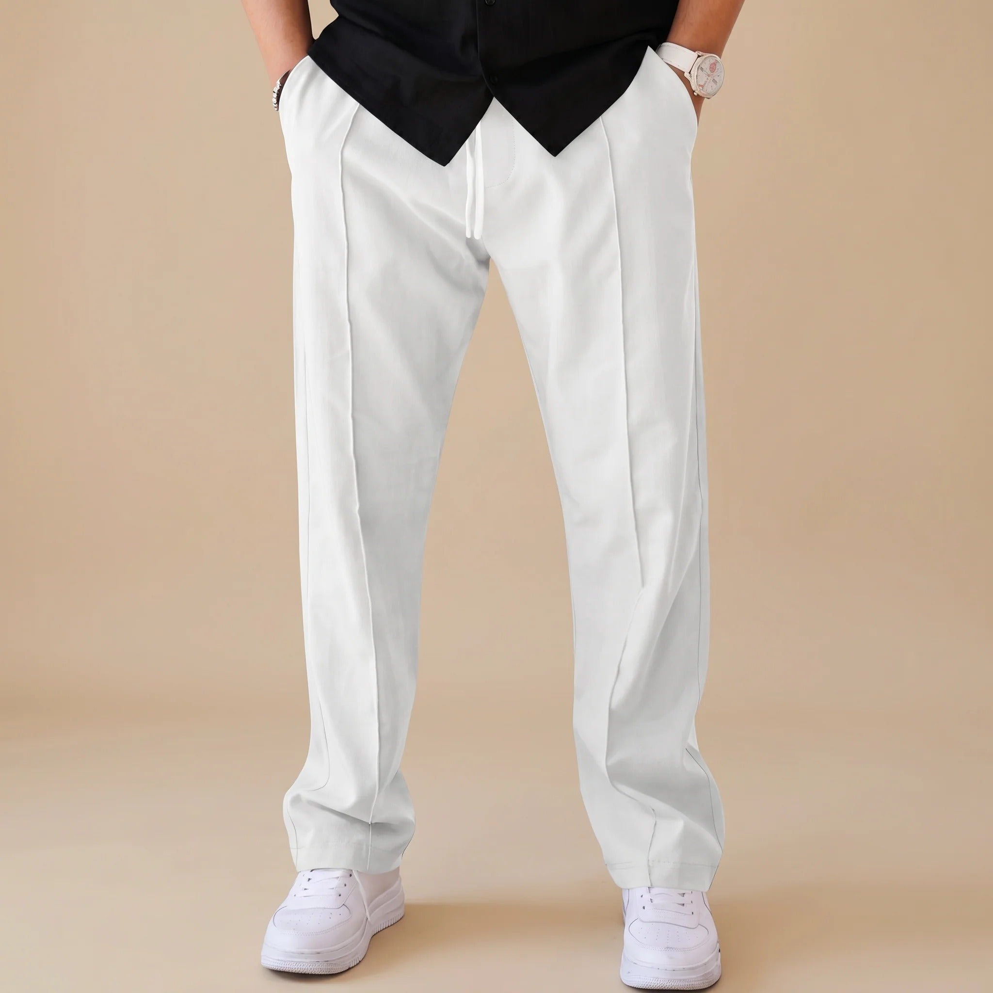 Chandler - Minimalistische Gerade Jogginghose