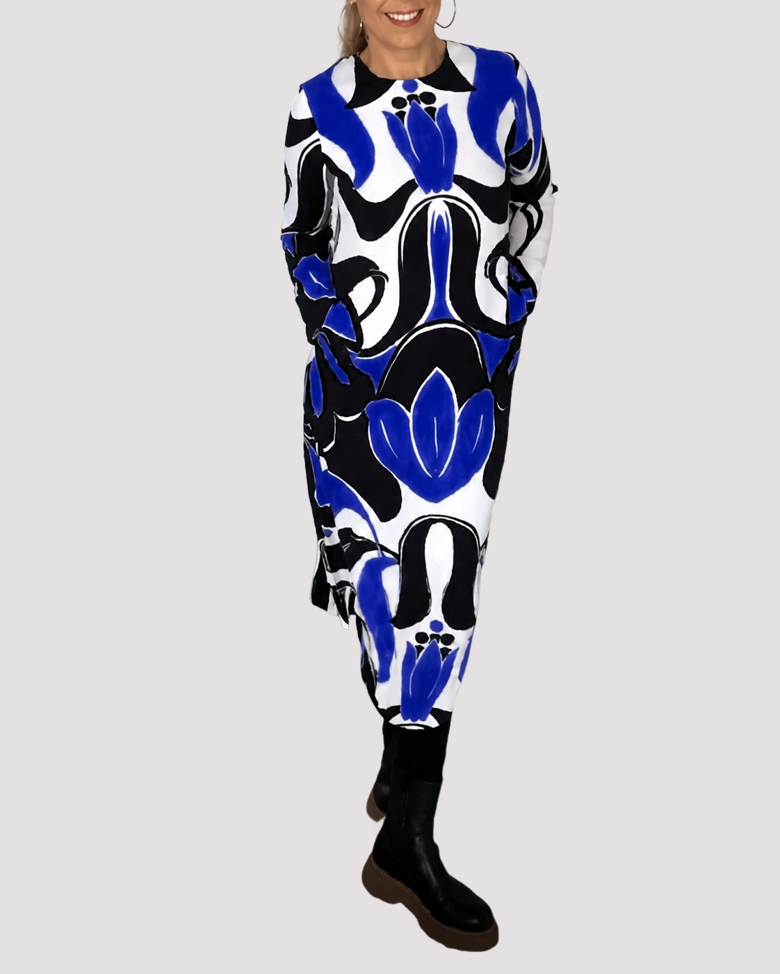 Tillie - Stilvolles Bedrucktes Kleid