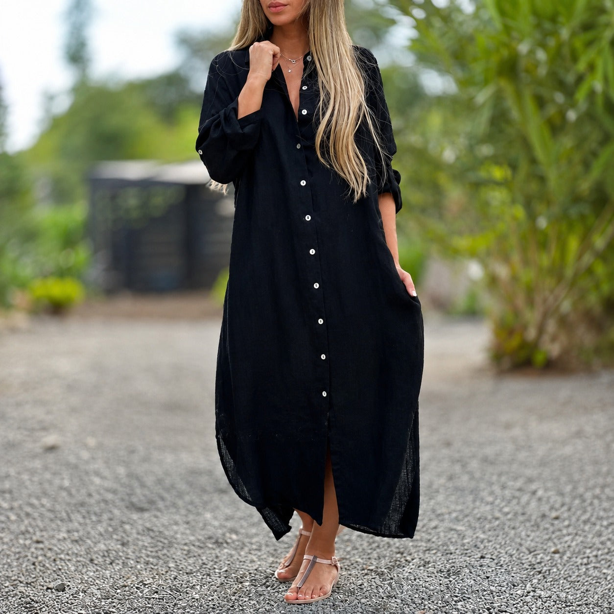 Sharon - Lässiges Weites Kleid