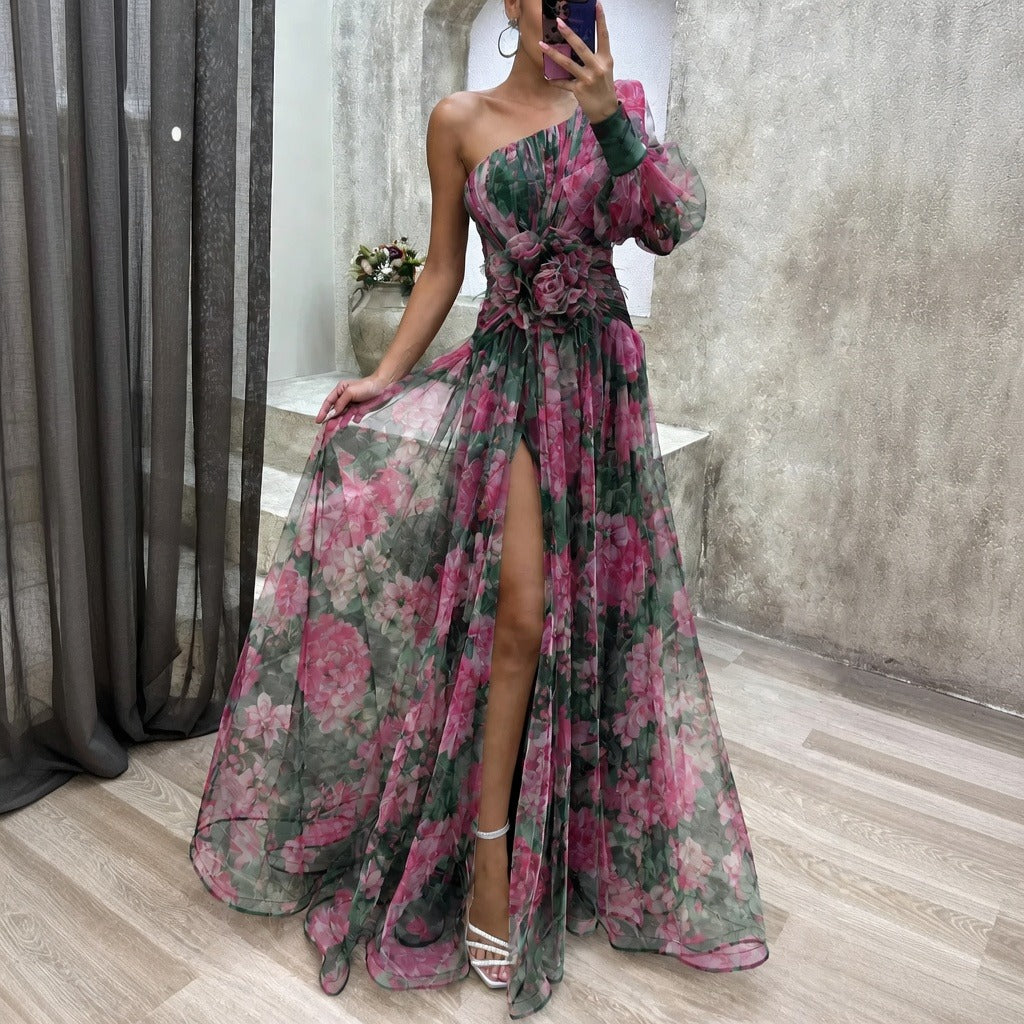 Rowe - Stilvolles Florales Maxikleid