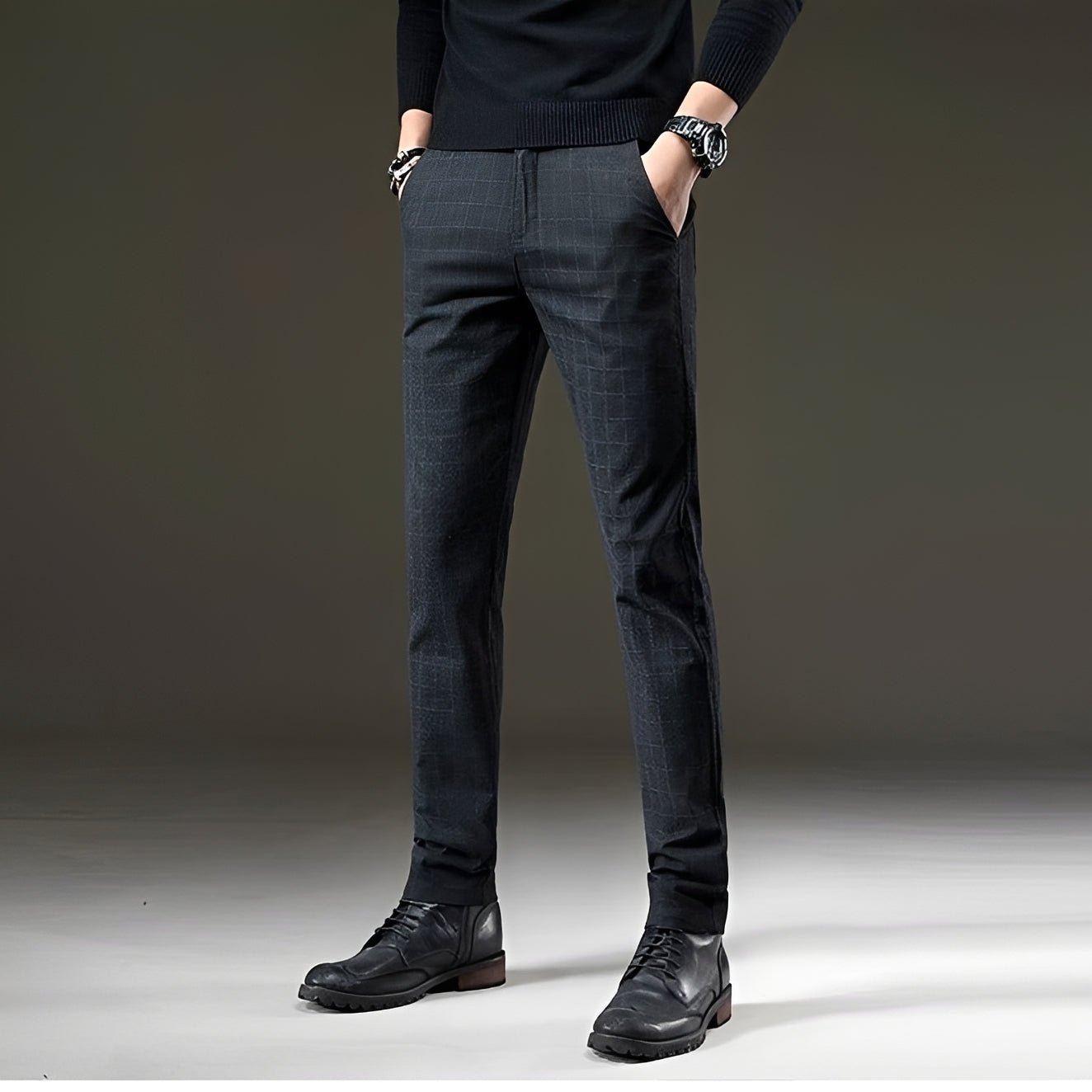 Kristian - Elegante Hose mit Karomuster