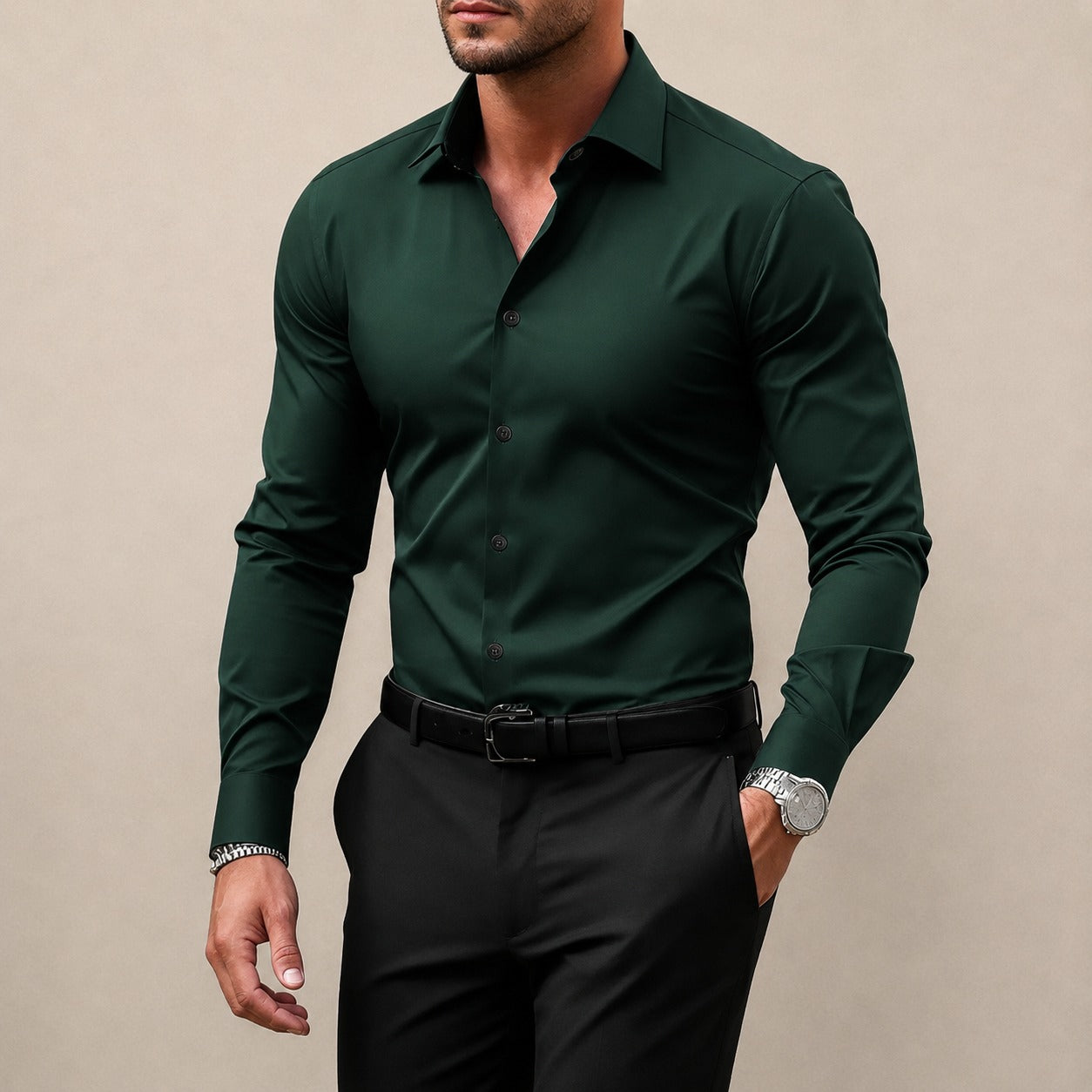 Gibbs - Formelles Slim Fit Hemd