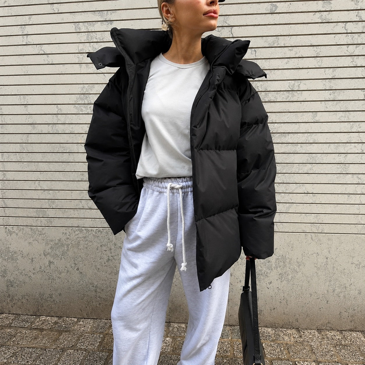 Natalia - Warme Kapuzenjacke