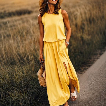 Edna - Angenehmes Boho-Kleid in Maxilänge aus Modal