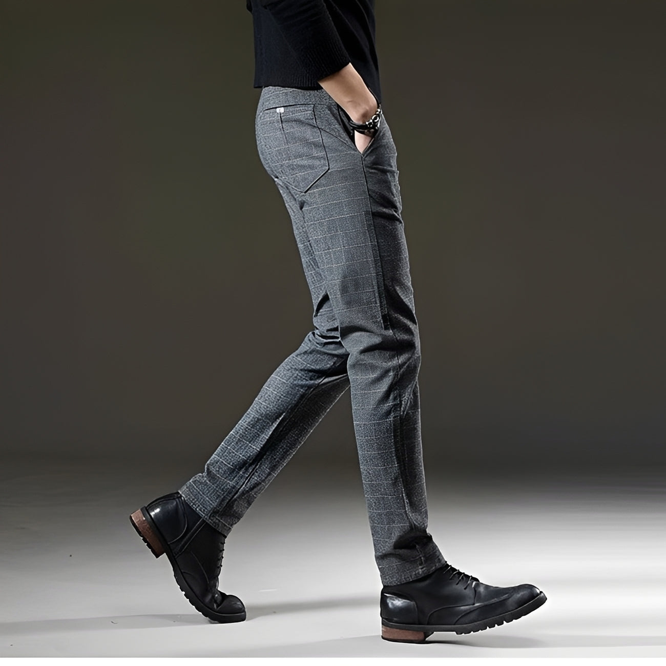 Kristian - Elegante Hose mit Karomuster