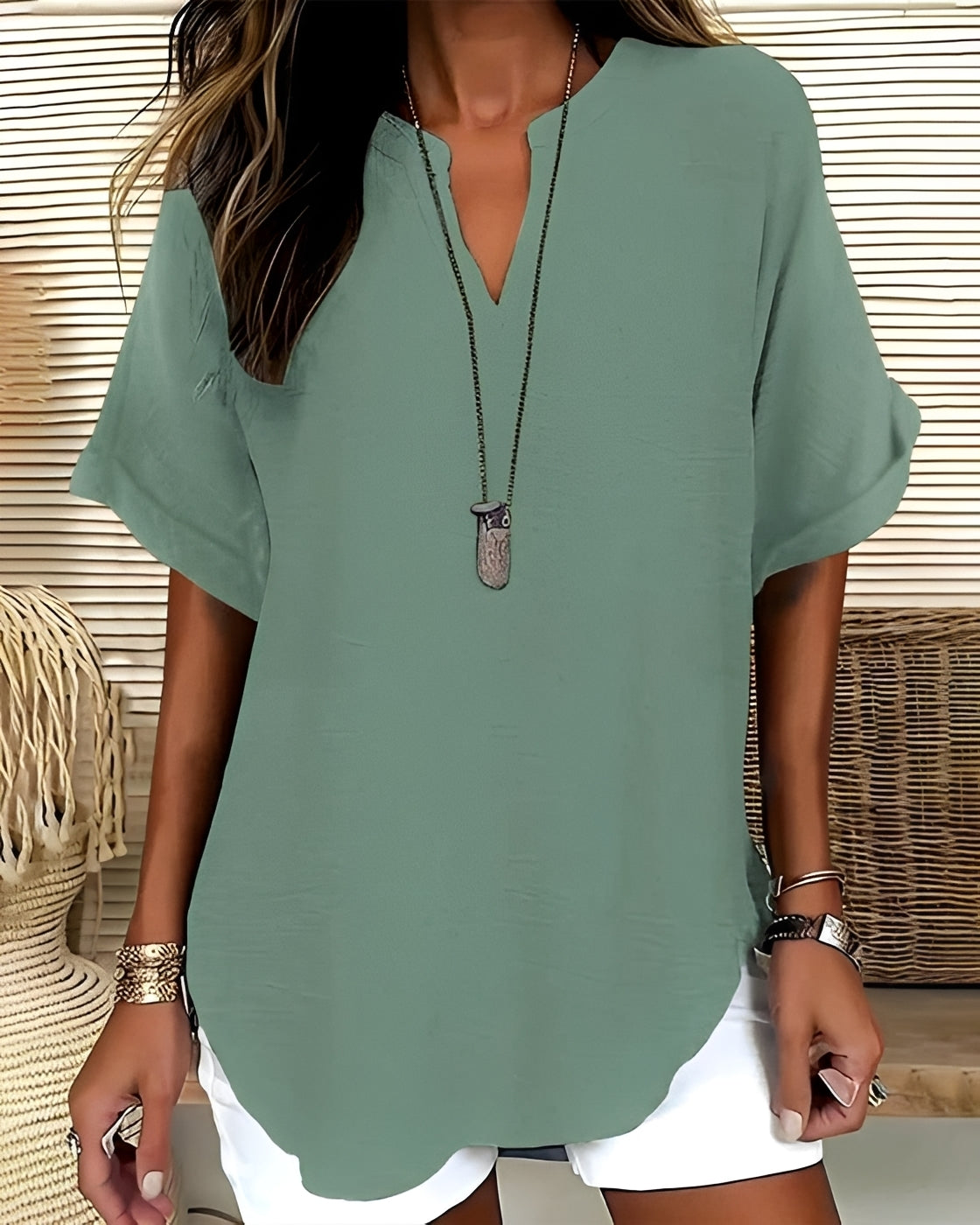 Shanice - Lässige Lockere Bluse