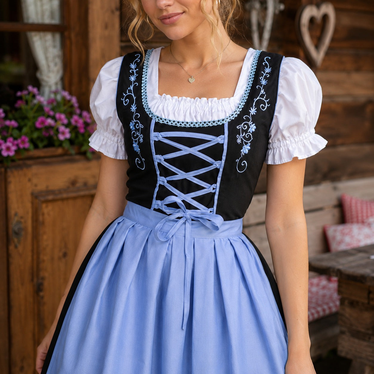 Aysha - Retro-traditionelles Oktoberfest-Kleid
