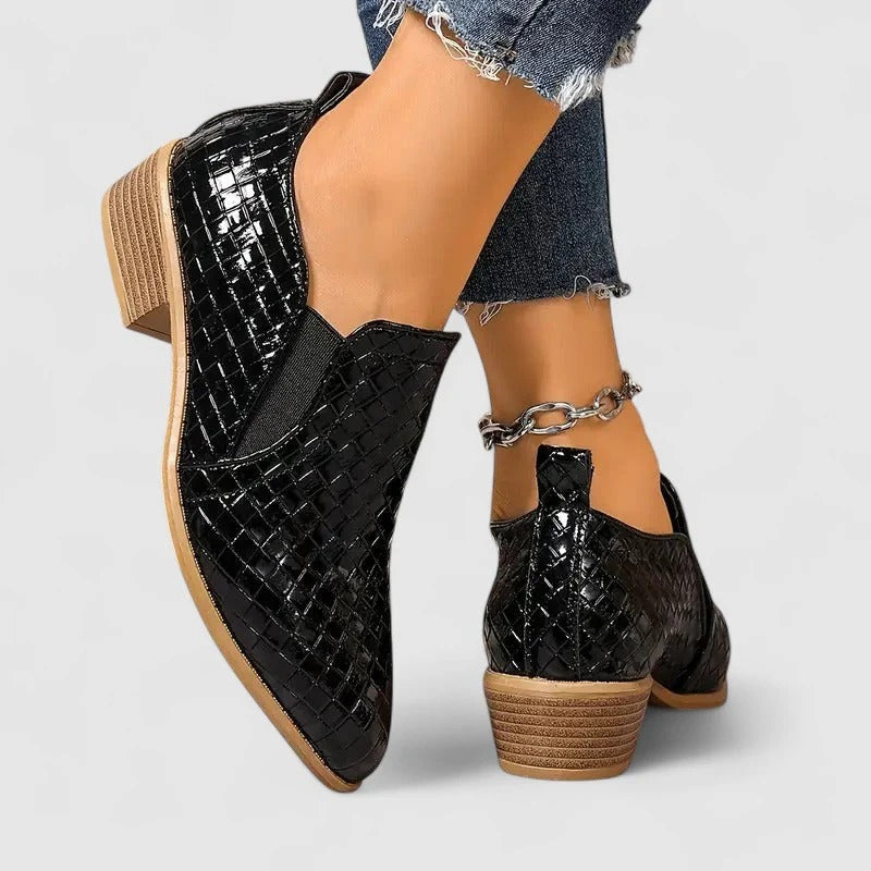 Ellie - Spitz zulaufende Chunky Loafers