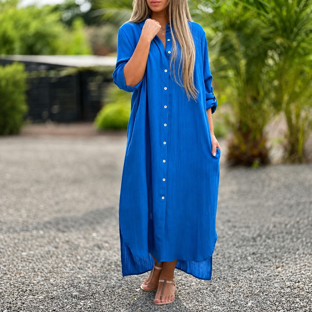 Sharon - Lässiges Weites Kleid