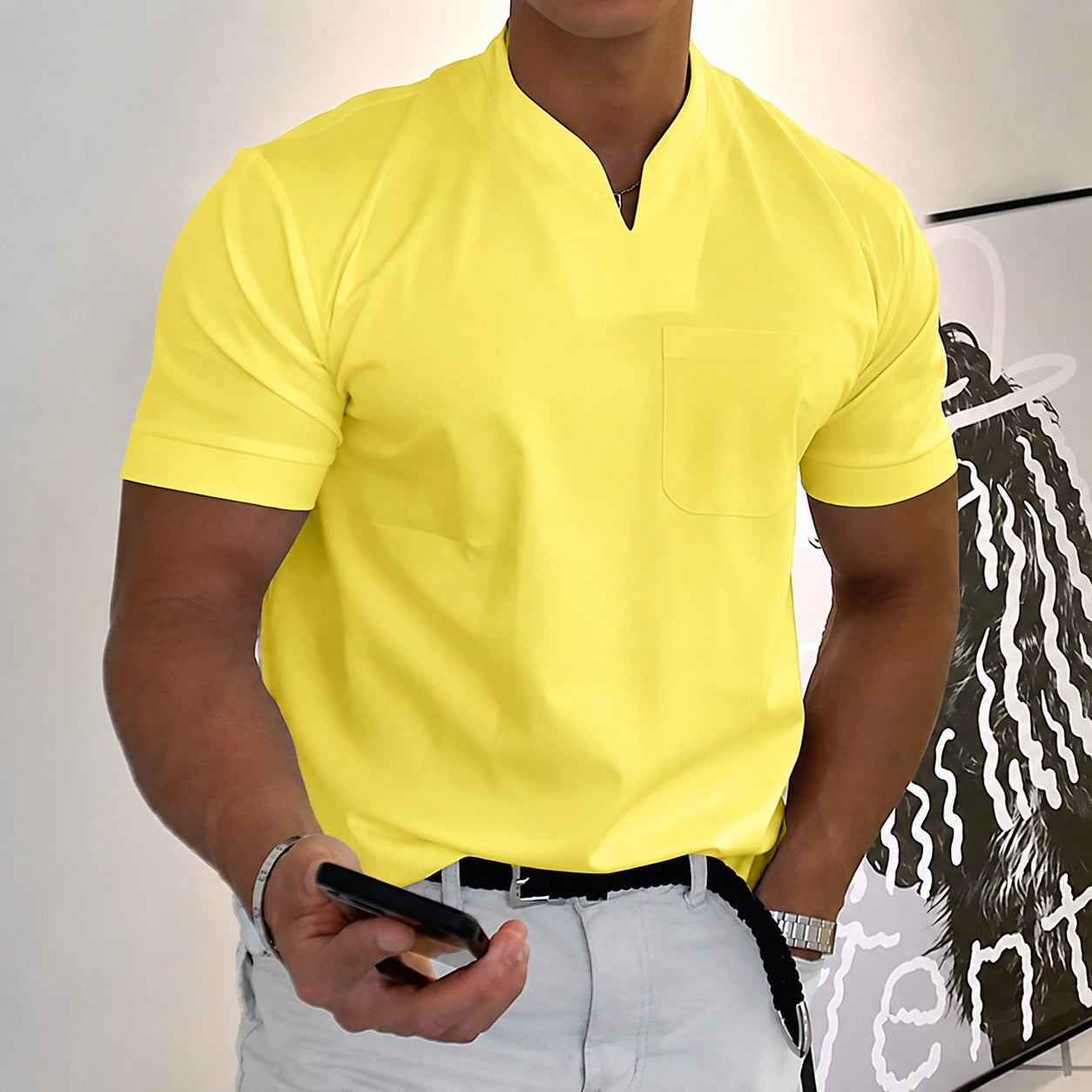 Jason - Herren Fitness Kurzarmshirt