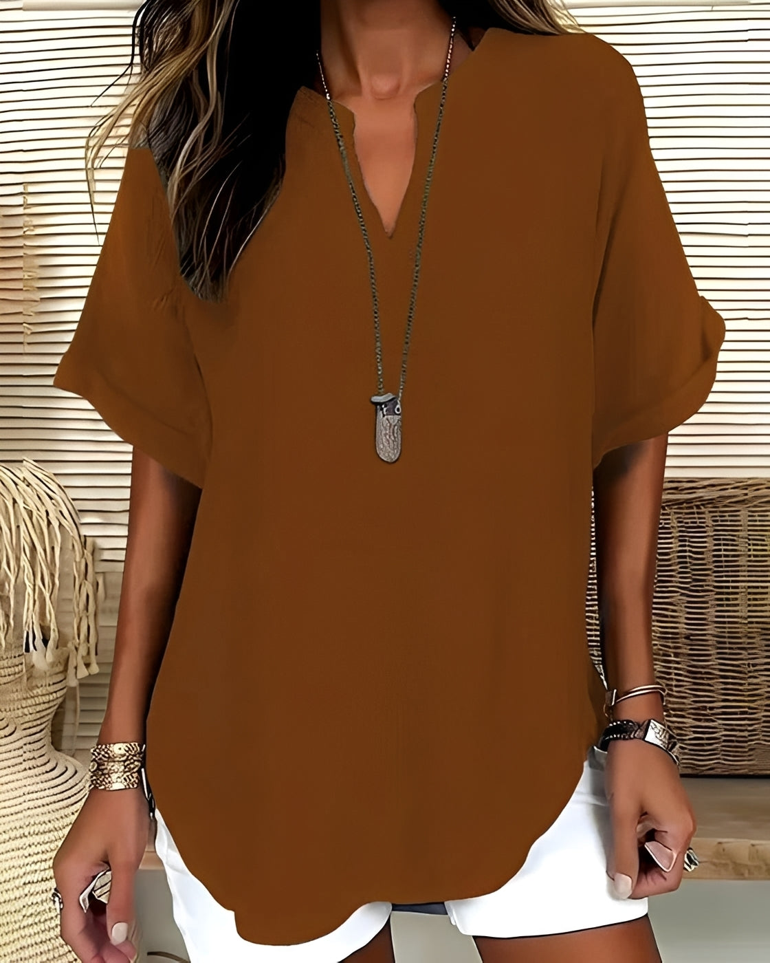 Shanice - Lässige Lockere Bluse