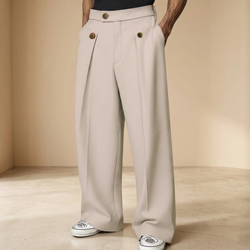 John - Stilvolle Weite Hochbundhose