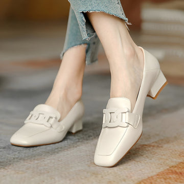 Maisha - Elegante Mokassins Absatzschuhe