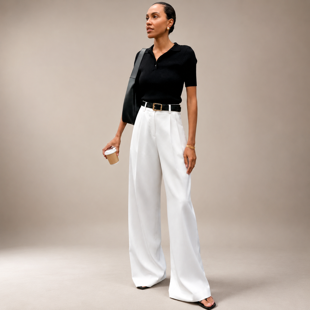 Blaine - Modische Hosen mit weitem Bein