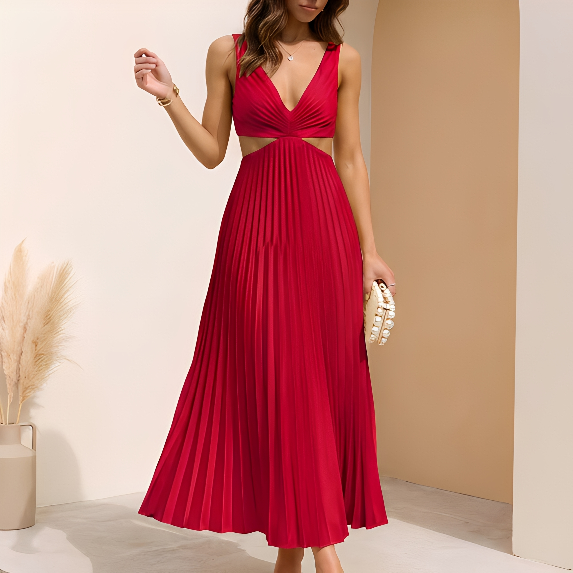 Vania - Elegantes und fließendes Damenkleid