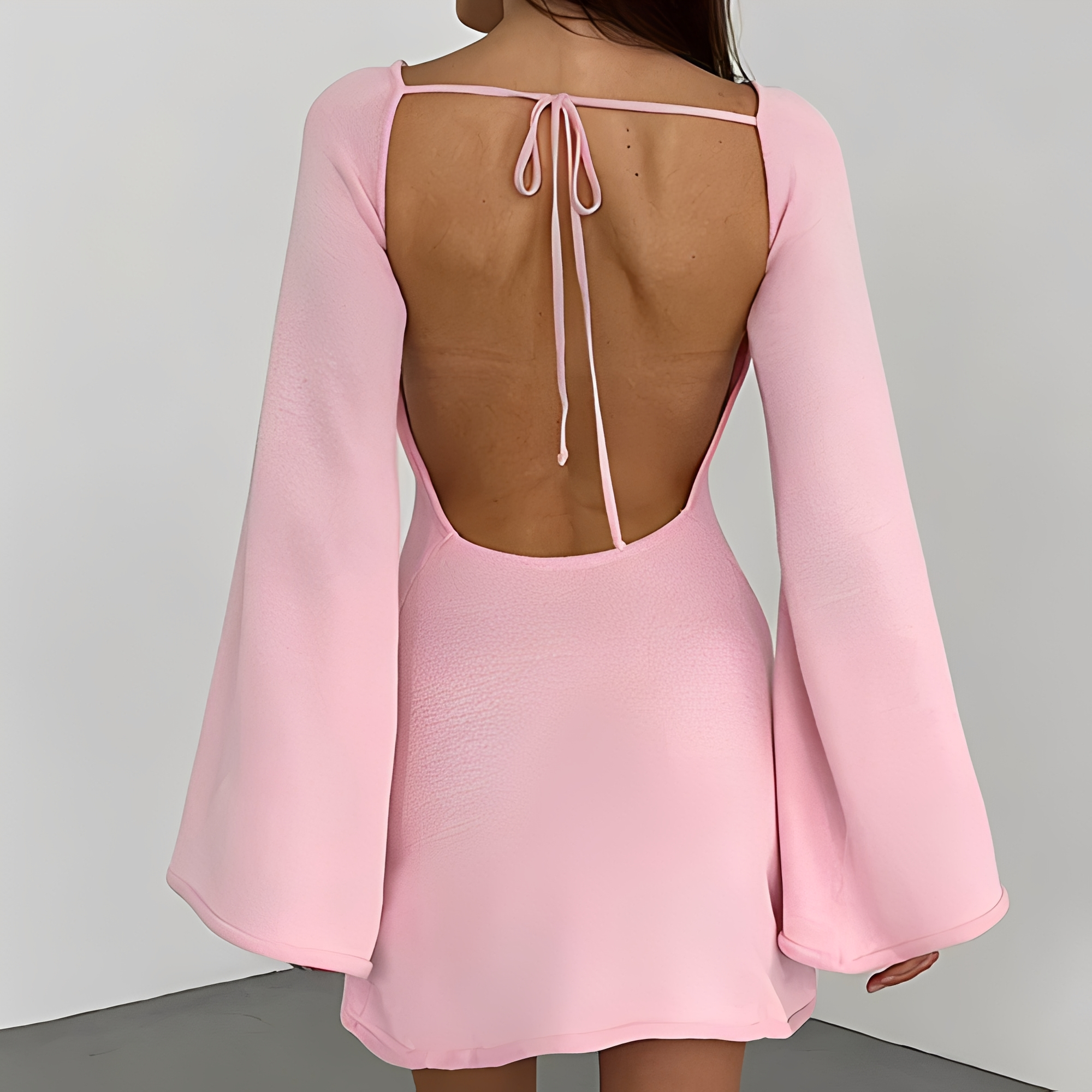 Aryana - Schickes Sommerkleid mit langen Ärmeln für Frauen
