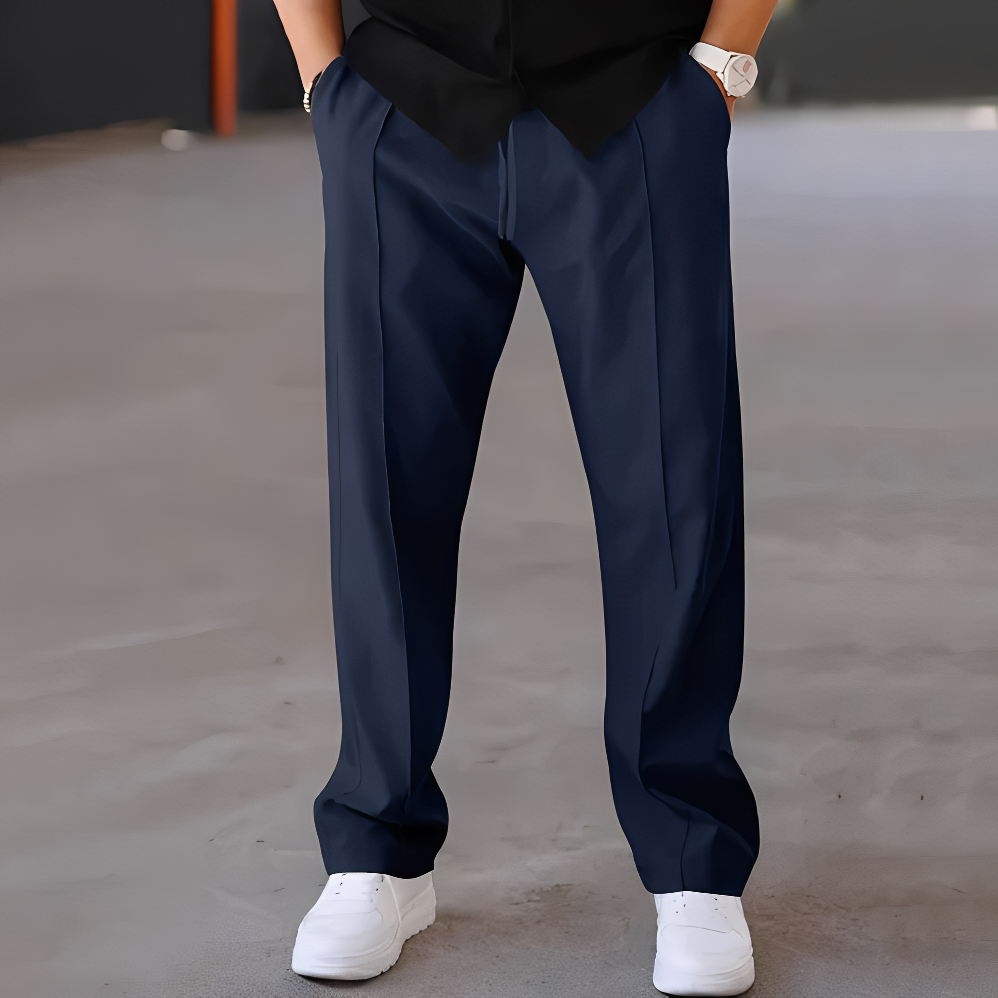 Fresniel - Elegante Herrenhose, gerade und leger