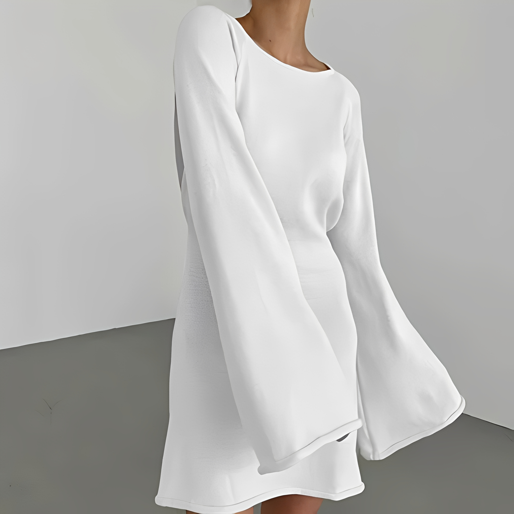 Aryana - Schickes Sommerkleid mit langen Ärmeln für Frauen
