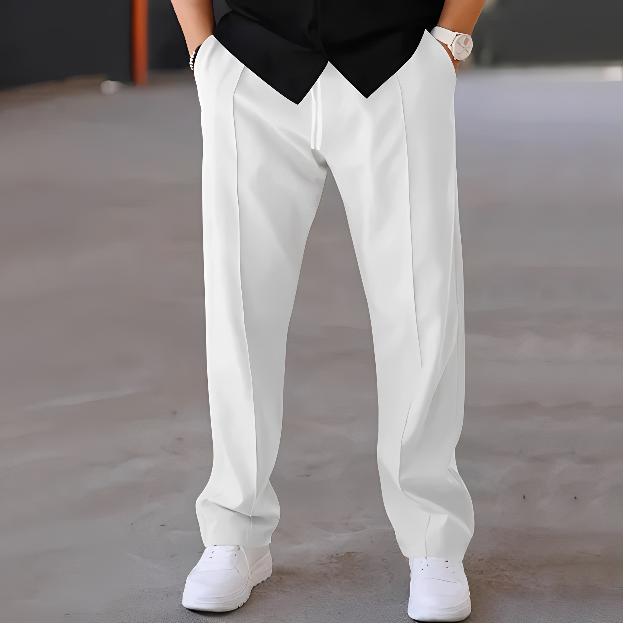 Fresniel - Elegante Herrenhose, gerade und leger