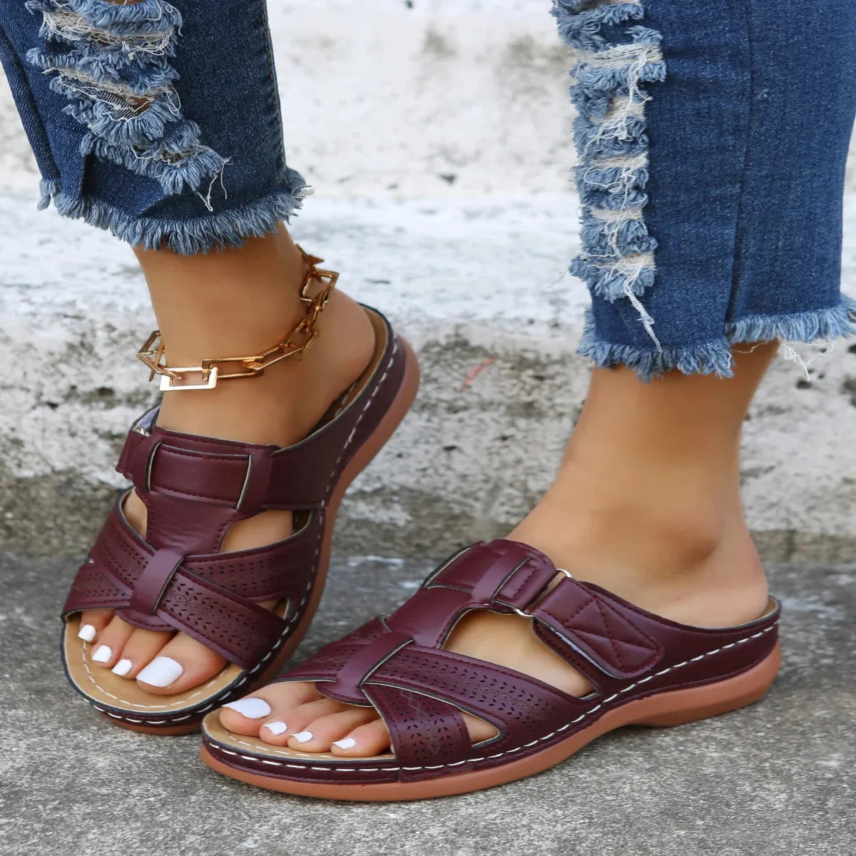 Amelia - Offene Freizeit Sandalen