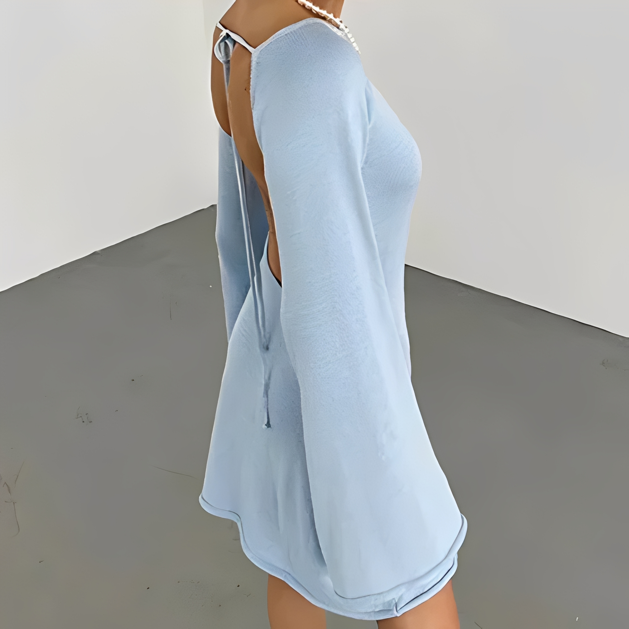 Aryana - Schickes Sommerkleid mit langen Ärmeln für Frauen