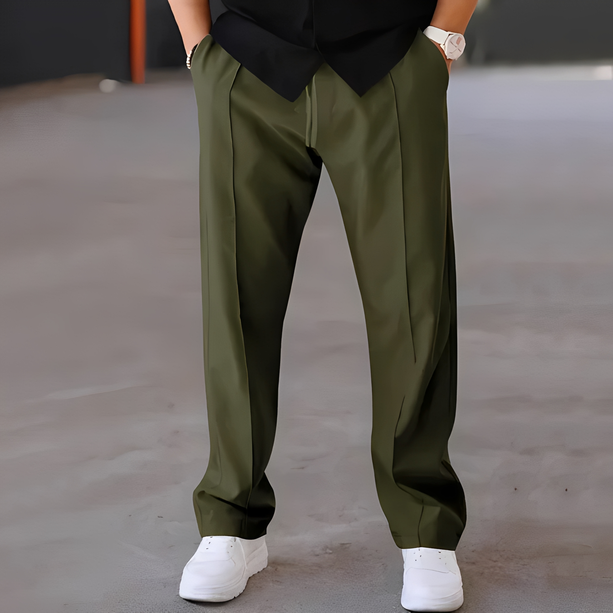 Fresniel - Elegante Herrenhose, gerade und leger