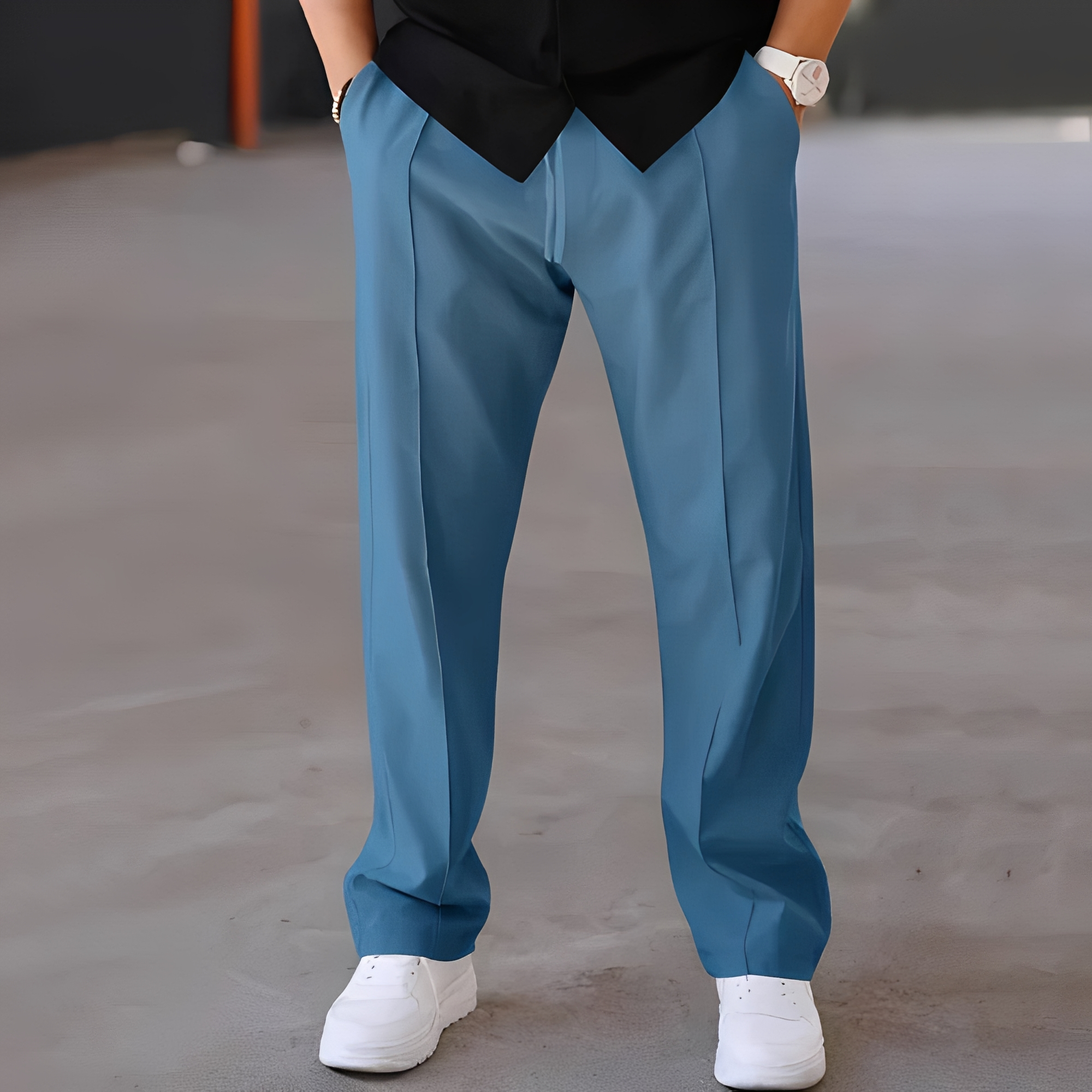 Fresniel - Elegante Herrenhose, gerade und leger